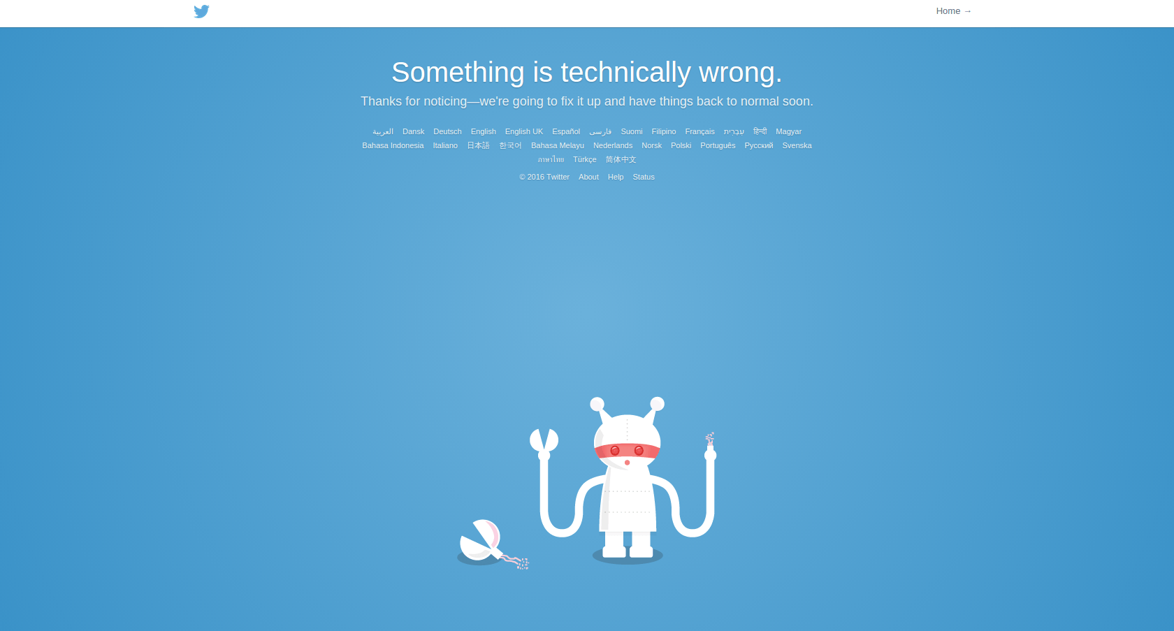 twitter is down again