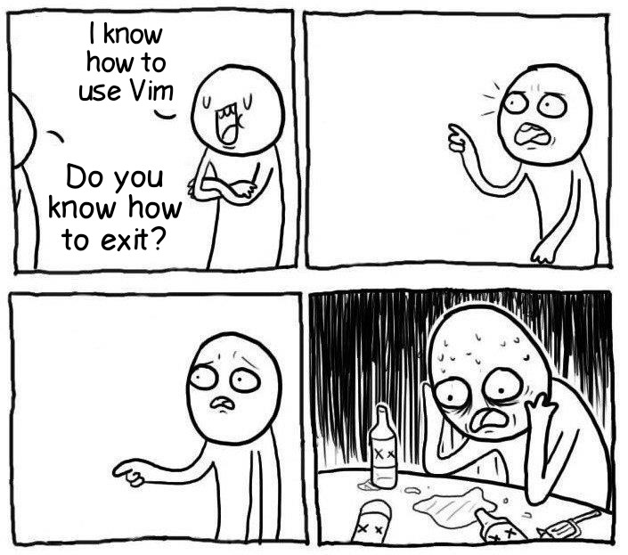 Exiting vim